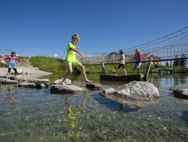 Kinderspielplatz bei Wagraini's Grafenberg © Wagrain Kleinarl Tourismus