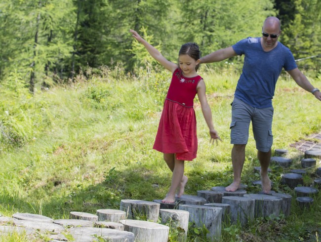 Gipfelspielplatz für Groß und Klein bei Wagraini's Grafenberg © Wagrain-Kleinarl Tourismus